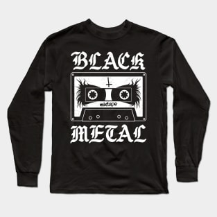 Black Metal - Mixtape - Goth Humor Long Sleeve T-Shirt